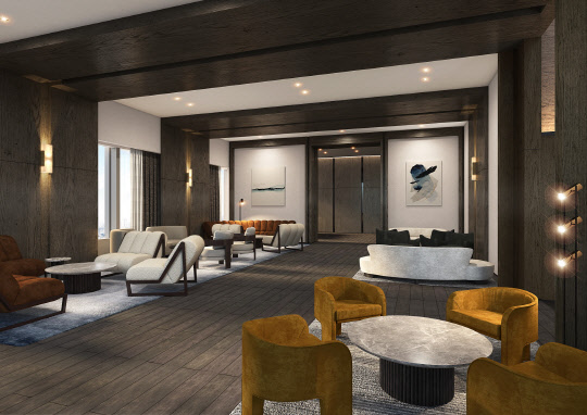 호텔 오노마 로비 조감도. 신세계 제공